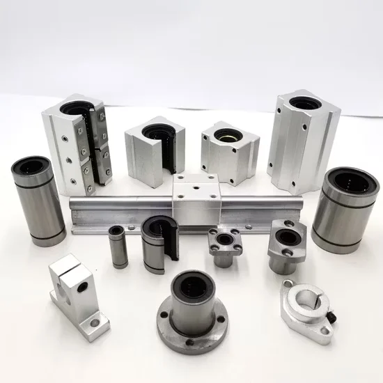 LMK 20LUU Square Flange Long Type Linear Ball Bearing with Minimal Friction