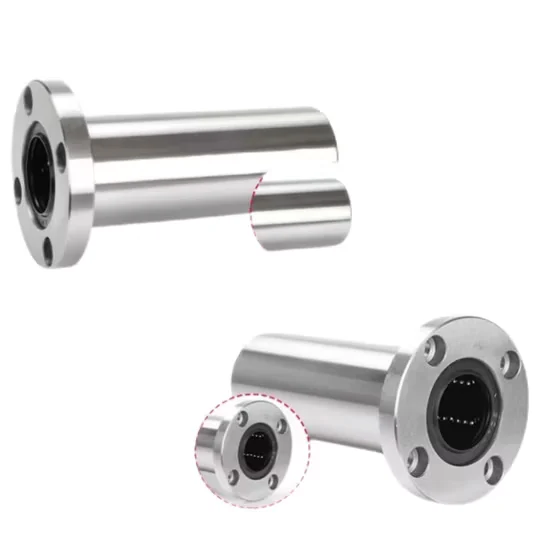 LMK 20LUU Square Flange Long Type Linear Ball Bearing with Minimal Friction