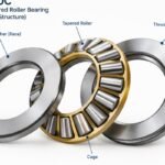 350980c thrust tapered roller bearing open type structure