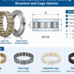 81115 thrust cylindrical roller bearing structure and cage options