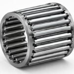 Chrome steel needle roller arrangement without outer ring showing full complement design