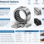 Chrome steel needle roller bearing material options
