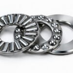 Chrome steel needle rollers and thrust ball assembly without outer ring