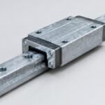 Galvanized solid profile structure of the linear guide