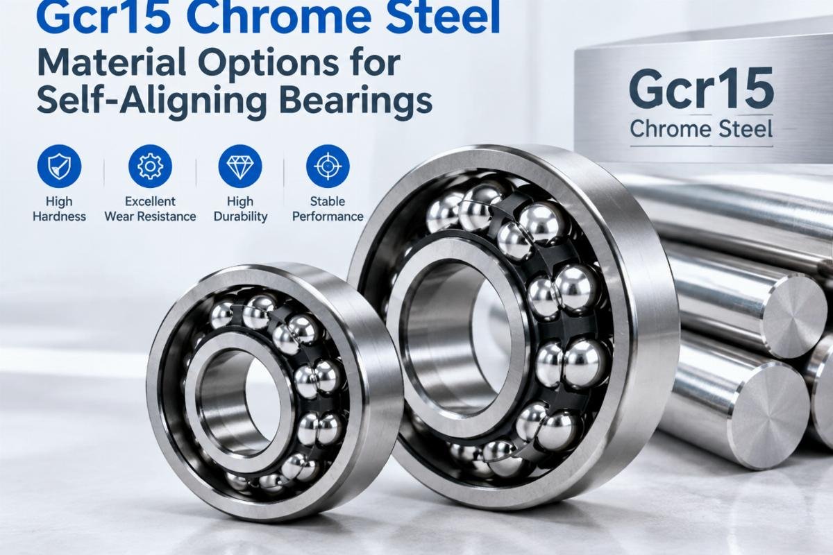 Gcr15 chrome steel material options for self-aligning bearings