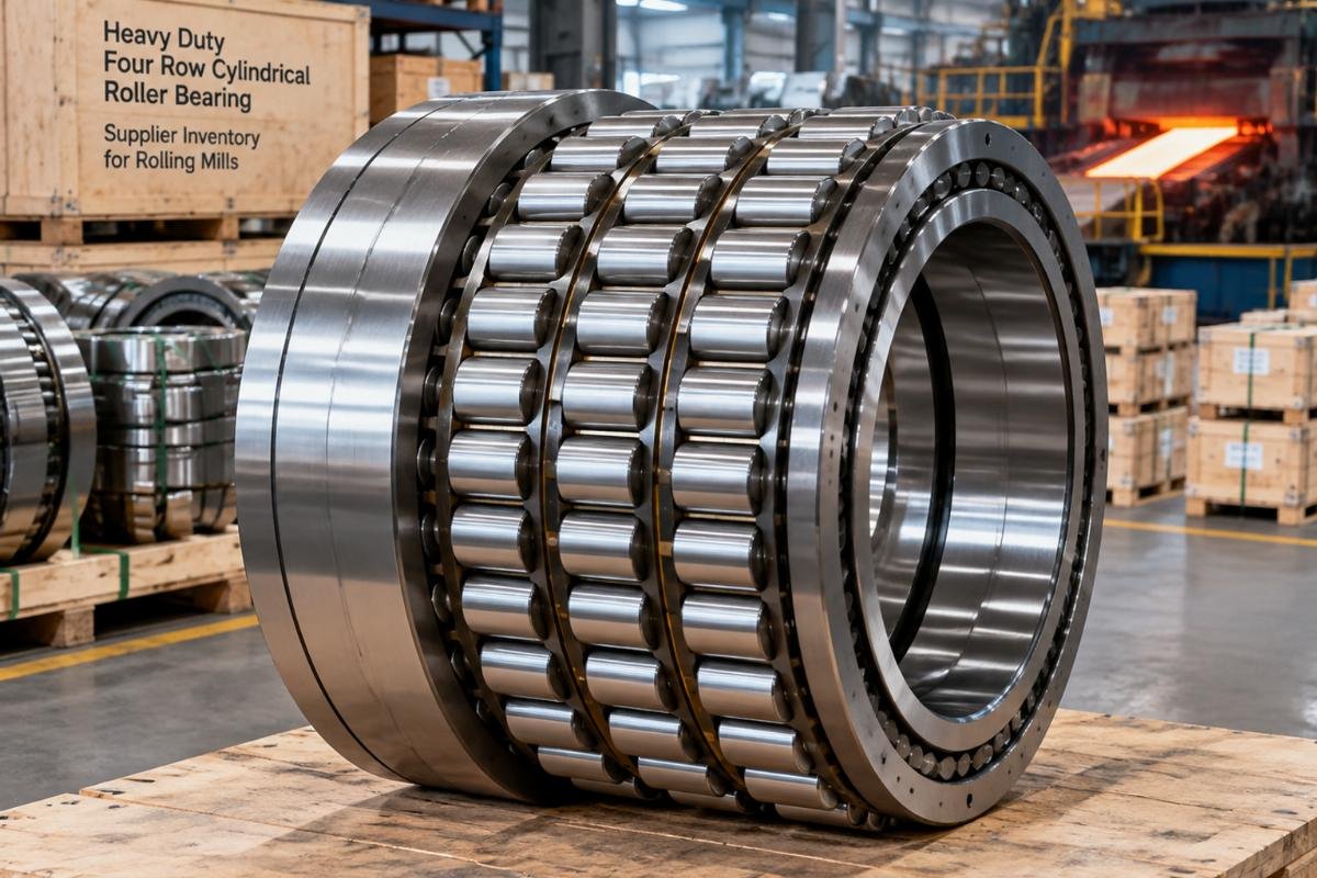 Heavy duty four row cylindrical roller bearing supplier inventory for rolling mills