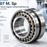 High-precision 234407 M. Sp double row thrust angular contact ball bearing for machine tool spindles