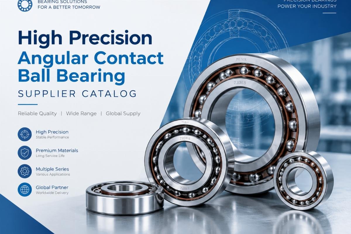 High precision angular contact ball bearing supplier catalog