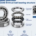 High speed precision 52338 52340 M thrust ball bearing structure