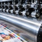 High-speed printing press impression cylinder utilizing chrome steel cam followers