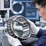 High speed spindle cylindrical roller bearing supplier inspecting P4 precision raceways
