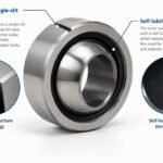 Outer ring single-slit structure and self-lubricating liner of the spherical plain bearing