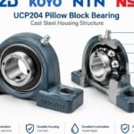 OZD KOYO NTN NSK UCP204 pillow block bearing cast steel housing structure