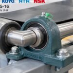 OZD KOYO NTN NSK UCP205-16 pillow block unit mounted on a conveyor shaft