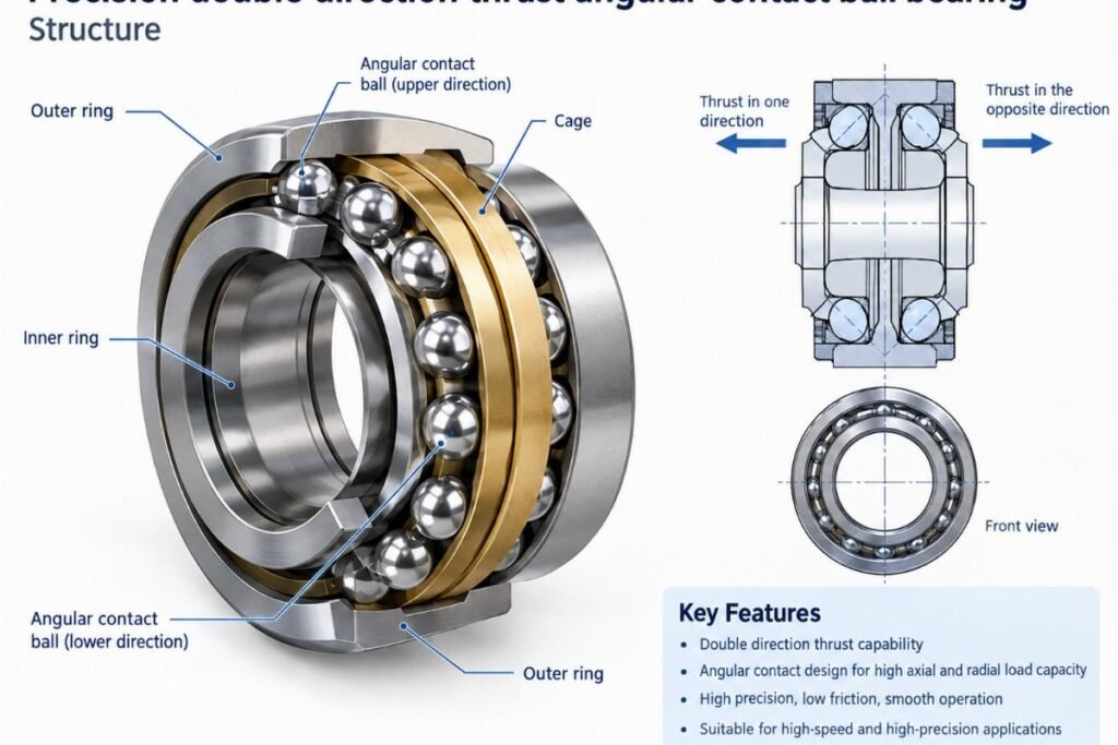 234780m. Sp Double Direction Thrust Angular Contact Ball Bearings 410x600x236mm [WARN] draft identifier mismatch