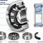 S-Kf 30205 tapered roller bearing structure and open seal design