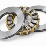 Separated thrust cylindrical roller bearing washer and cage assembly