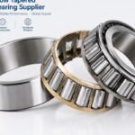 Single row tapered roller bearing supplier showing open cage structure