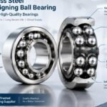 Stainless steel self-aligning ball bearing supplier showing double-row internal structure